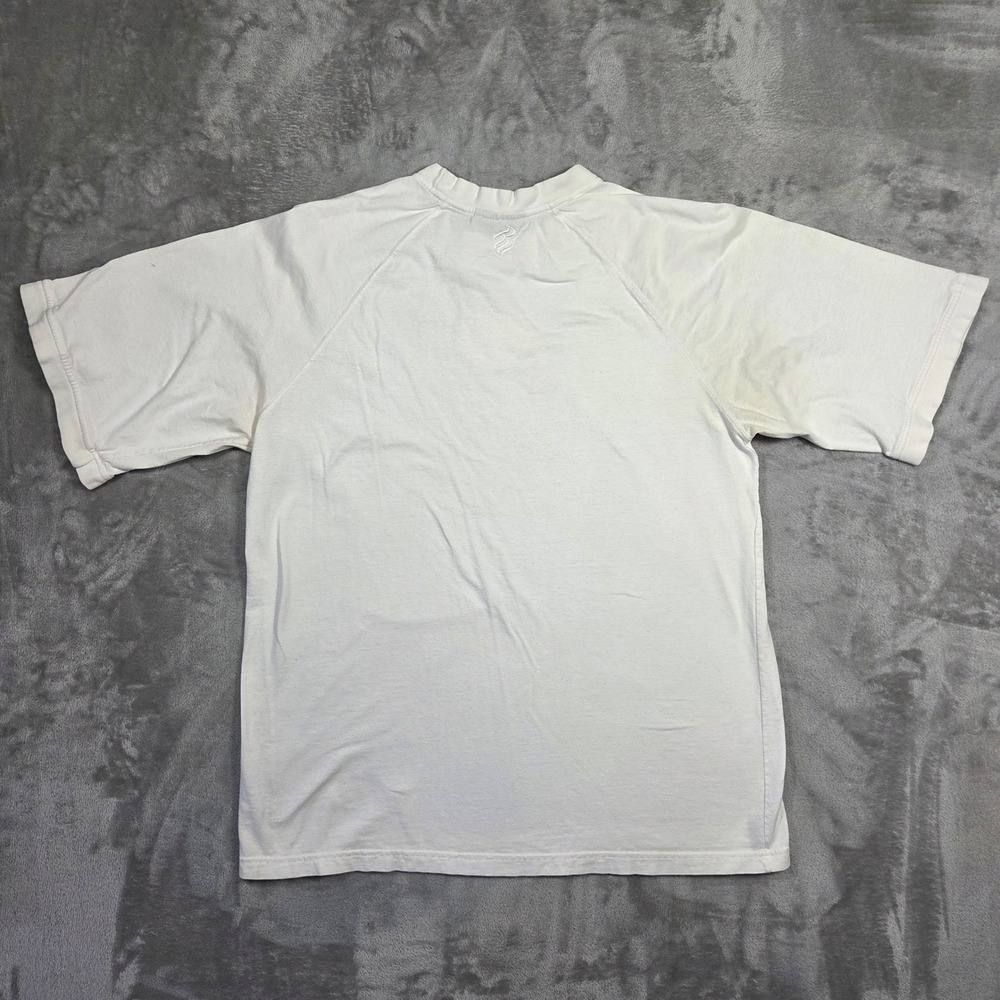 Rocawear Mens White Embroidered Logo T Shirt Size Large Cotton‎ Y2k 2000s Punk - Picture 9 of 9